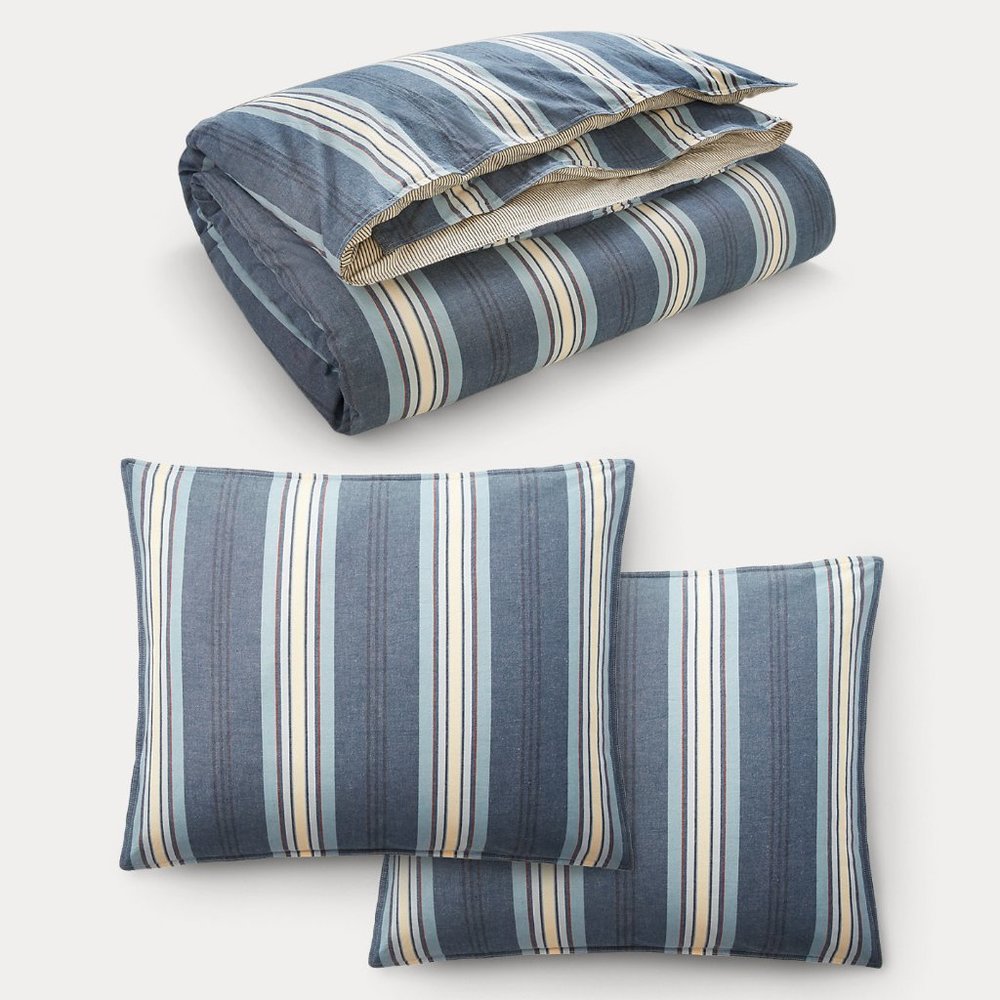 Lauren Ralph Lauren Gavin Stripe Duvet Cover Set